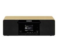 Sangean Radio CD AM, FM, FM AUX, Bluetooth, CD, MP3, AM, FM incl. telecomando,