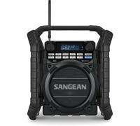 Sangean U-4 DBT+ Utility 40 Black una radio portatile robusta con connettivit Bluetooth e design resistente, ideale per l'ascolto in outdoor.