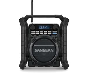 Sangean U-4 DBT+ Utility 40 Black una radio portatile robusta con connettivit Bluetooth e design resistente, ideale per l'ascolto in outdoor.