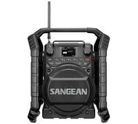 Sangean U-4X DAB+/FM-RDS/Bluetooth/AUX/TWS/USB Ultra Rugged Radio da cantiere - DAB+, FM - Nero