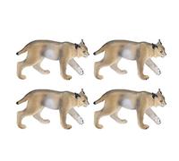 Sangeponiang Per Lynx, per figurina per animali, PVC, Realistic, Wild Animals Model, Toys Collection, per il di compleanno dei bambini per bambini