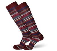 SANGIACOMO WE LOVE SOCKS CALZA LUNGA UOMO MILLERIGHE LANA BORDEAUX - TG. L-44/46