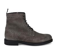 Sangiorgio Stivaletto Stringato da Uomo camoscio Idrorepellente Grigio - AMA 07 Smog - Taglia 43