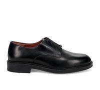 Sangiorgio Stringate da Uomo Derby Black in Pelle Nero - AD81 NILO Nero - Taglia 44