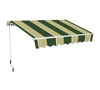 Tenda da sole avvolgibile cm.400 x h.300 - verde/bianco SANGIORGIO