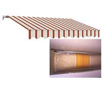 Tenda Da Sole a Caduta 2,5X2,5 MT da Balcone completa di mantovana + Asta + Kit