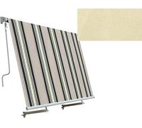 sangiorgio. Tenda da Sole Rullo A Caduta Beige 3X2,5 MT Senza CASSONETTO 300x250 con Bracci Balcone