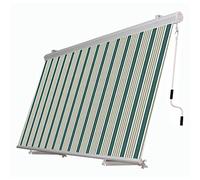 Sangiorgio Tende da Sole A Caduta Cassonate Colore Rigato Verde Bianco 300x300 Cm