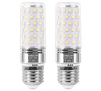 SanGlory 2 Pezzi E27 LED Lampadine 5000K, 12W/1350LM, Luce Bianco Freddo, Vite Edison Lampadine e27 Mais Lampade Non Dimmerabile