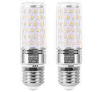 SanGlory 2 Pezzi Lampadina LED E27 12W equivalenti a 100W Lampada Alogena, 1350 Lumen, Luce Bianca Calda 3000K, E27 Vite Edison Lampadine, Lampade Mais E27 Non Dimmerabile