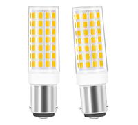 SanGlory Lampadina LED B15D Luce Calda, B15d Lampadine LED Dimmerabile, 5W Lampadina B15d 3000K Equivalente 60W Lampada Alogena, 550LM, Angolo 360° Lampada LED Attacco B15D, AC 220-240V, 2 Pezzi