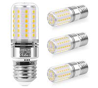 SanGlory Lampadina LED E27, 10W Equivalenti a 90W, 1050 Lumen, Luce Calda 3000K, Lampada LED Mais E27 Non Dimmerabile, AC 175-265V, Nessun Sfarfallio, Pacco da 4