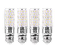 SanGlory Set di 4 lampadine a LED E27 luce bianca neutra 4000 K 12 W E27 a