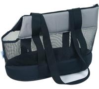 SANGOGO Zaino Cane Piccola Taglia, Traspirante Trasportino Estivo Portatile for Animali Domestici, Borsa a Tracolla (Black, S)