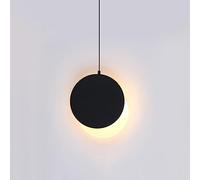 SANGPAO Decorazione domestica Illuminazione a sospensione moderna Lampada a sospensione girevole a LED bianca Lampadario industriale nero per fattoria Luce in metallo nordico per isola cucina Camera d