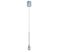 SANGPAO Decorazione nordica Lampade a Sospensione Lunghe Moderne cromate LED Lavello ad Isola Cucina Lampadario lineare Bianco 5W COB Lampada da soffitto a Sospensione a Tubo Lungo Lampada per Camera