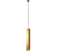 SANGPAO Minimalismo nordico Lampada a sospensione lavello in oro spazzolato Lampada da soffitto moderna a sospensione a mini LED Lampada da isola industriale regolabile 3W Lampadario lineare lungo per