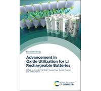Sangsul Lee Advancement in Oxide Utilization for Li Rechargea (Copertina rigida)