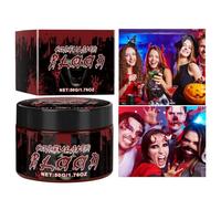 Sangue Artificiale Halloween - Trucco Di Sangue Artificiale Lavabile Per La Festa Di Halloween | Pittura Del Corpo 50ml Per Costume, Bellezza, Travestimento, Trucco Viso E Corpo, Festa Di Hallow