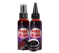 Sangue artificiale, sangue di Halloween, 160 ml, spray realistico per sangue di zombie, effetto speciale, colorante per palcoscenico lavabile, per vestiti, sposa zombie, vampiro