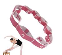 Sangue di stretching di yoga, sanguestensib- Sangue per allungare i muscoli del ginocchio con lochi, fasce di resistenza per gambe, attrezzature per lo stretching per l'allenamento a casa, esercizio