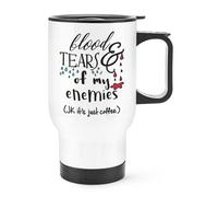 Sangue E Lacrime Di My Nemici Caffè Viaggio Tazza con Manico - Divertente