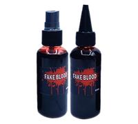 Sangue falso trucco | 60 ml di taglio ferita di sangue falso lavabile e per la pelle di Halloween Cosplay Forniture per la festa a tema horror per esibizioni teatrali