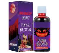 Sangue Finto Halloween,Trucco Cosplay Vernice Liquida 60ml,Sangue Artificiale Lavabile - Per Casa Stregata Palco Fotografia Performance Scherzo Costume Eventi Gioco Di Ruolo