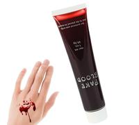 Sangue Finto Lavabile, Effetto Realistico Per Halloween E Cosplay - Trucco Horror Per Viso E Mani | Sangue Da Palcoscenico Perr Vestiti, Cicatrici, Pittura Facciale, Scene Spaventose