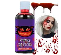 Sangue finto per scherzi, 60 ml, liquido per scherzi di Halloween, effetto reale, per carnevale, feste in costume, fotografie, sfilate di Halloween