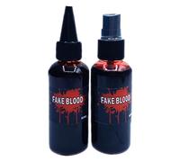 Sangue Finto per Trucco - 60ml Ferita Taglio Carne Lavabile | Halloween per Maschere Teatro Film Corti Escape Room e Feste a Tema Horror
