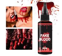 Sangue finto - Sangue in scena | Oggetti di scena liquidi realistici, fluido per costumi lavabile, autentica sostanza appiccicosa per trucco teatrale, accessorio per fan 'orrore, per spettacoli te