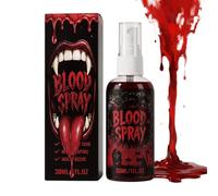 Sangue Finto Spray 30 ml Spray Artificiale Realistico Lavabile per Feste e | Sangue per Trucco da Vampiro Cosplay, Costumi, Spettacolo Teatrale, Festa all'aperto durante le Vacanze