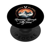 Sangue nativo che scorre attraverso le mie PopSockets PopGrip Adesivo
