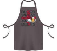 Sangue Sweat Rugby E Birre Inghilterra Divertente Cotone Grembiule 100% Organico