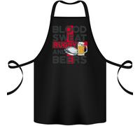 Sangue Sweat Rugby E Birre Inghilterra Divertente Cotone Grembiule 100% Organico