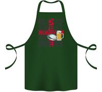 Sangue Sweat Rugby E Birre Inghilterra Divertente Cotone Grembiule 100% Organico