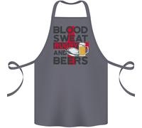 Sangue Sweat Rugby E Birre Inghilterra Divertente Cotone Grembiule 100% Organico