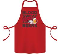Sangue Sweat Rugby E Birre Inghilterra Divertente Cotone Grembiule 100% Organico