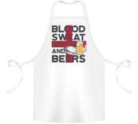 Sangue Sweat Rugby E Birre Inghilterra Divertente Cotone Grembiule 100% Organico