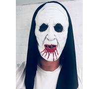 Sanguinoso Suora Maschera Spaventosa Sister Conjuring Valak Abito Accessorio