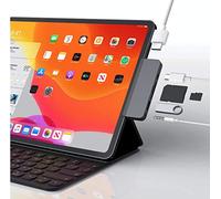 Sanho Hyper - Hub USB-C 6 in 1 per iPad Pro/Air, Jack Audio 3,5 mm, SD, Micro SD, HDMI, Argento, HD319B-SILVER