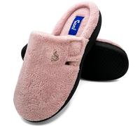 Sani' Ciabatte Donna Invernali Regolabili con Strappo Comode da Casa Con Punta Chiusa in Memory Foam Slippers Calde (Rosa, Sistema Taglie Calzature EU, Adulto, Donna, Numero, Media, 39)