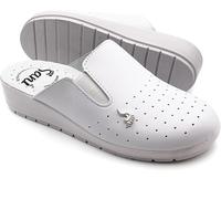 Sanì Ciabatte Sanitarie Anatomiche Pantofole in Vera Pelle con Elastic