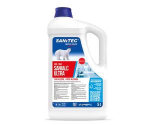 Sanialc Ultra detergente liquido alcolico asciugarapido Sanitec 5 L