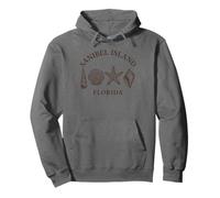 Sanibel Island Florida Seashell Beach Vacanze Shelling Felpa con Cappuccio