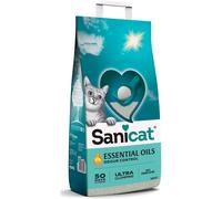 SANICAT Lettiera Essential Oils Unscented White 10KG
