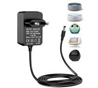 Sanicata Alimentatore di corrente da 15 W per Echo Dot (3ª/4ª gen.) Echo Dot con orologio Echo Dot Kids Edition(3ª/4ª gen.) Echo Show 5 (1ª/2ª gen.) Echo Spot e Fire TV Cube Caricatore Caricabatterie