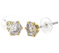 Sanico BJT393 ORECCHINO QUEEN CHARLOTTE 5MM GOLD PLATED