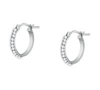 Sanico BJT991 ORECCHINI CRYSTAL HOOP GOLD PLATED